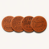 Leather Coaster Set