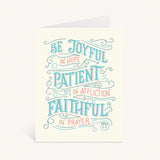 Be Joyful Greeting Card