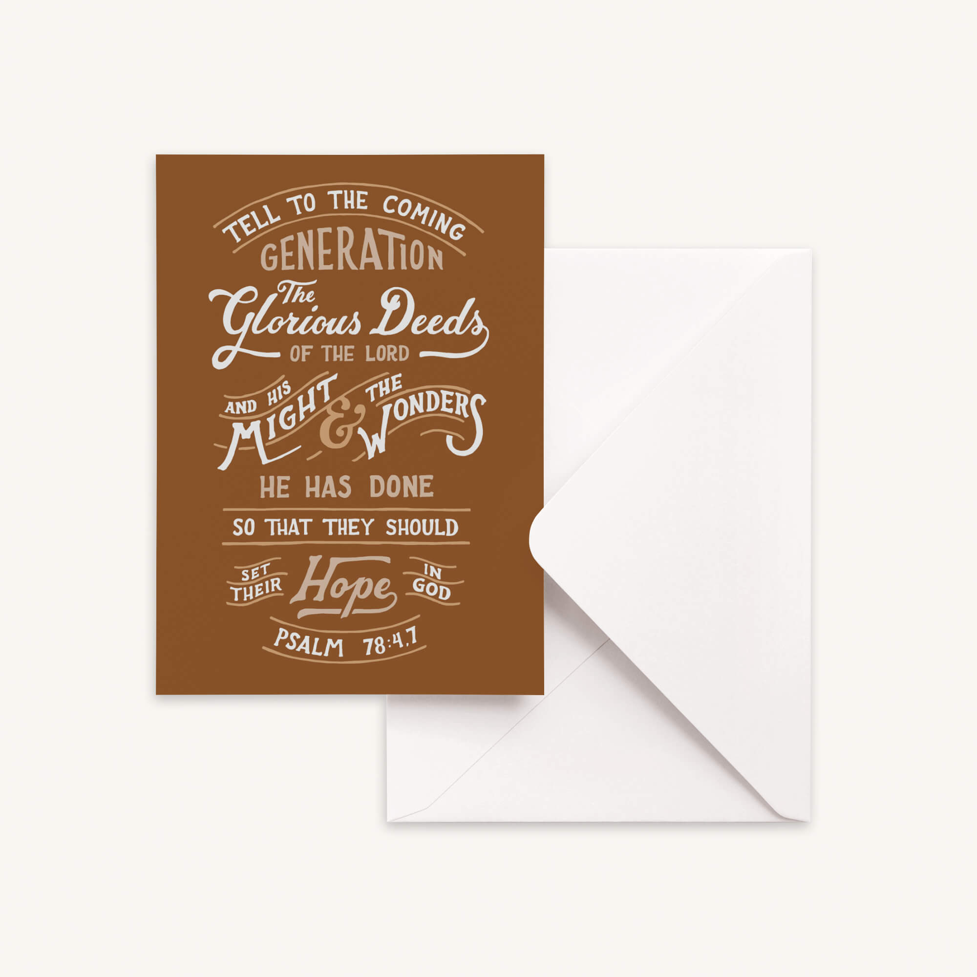 Glorious Deeds Greeting Card