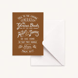 Glorious Deeds Greeting Card