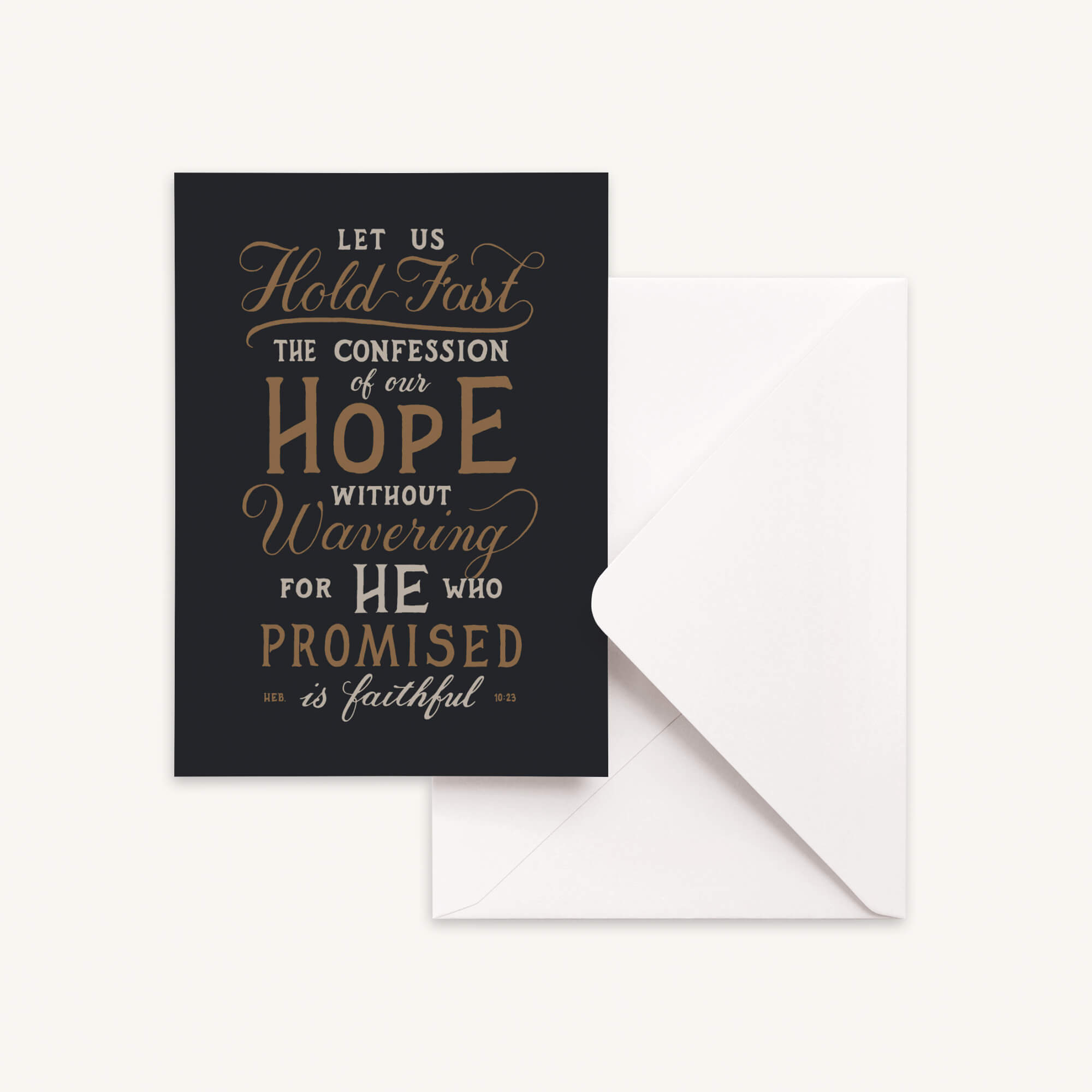 Hold Fast Greeting Card