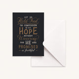 Hold Fast Greeting Card