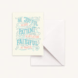 Be Joyful Greeting Card