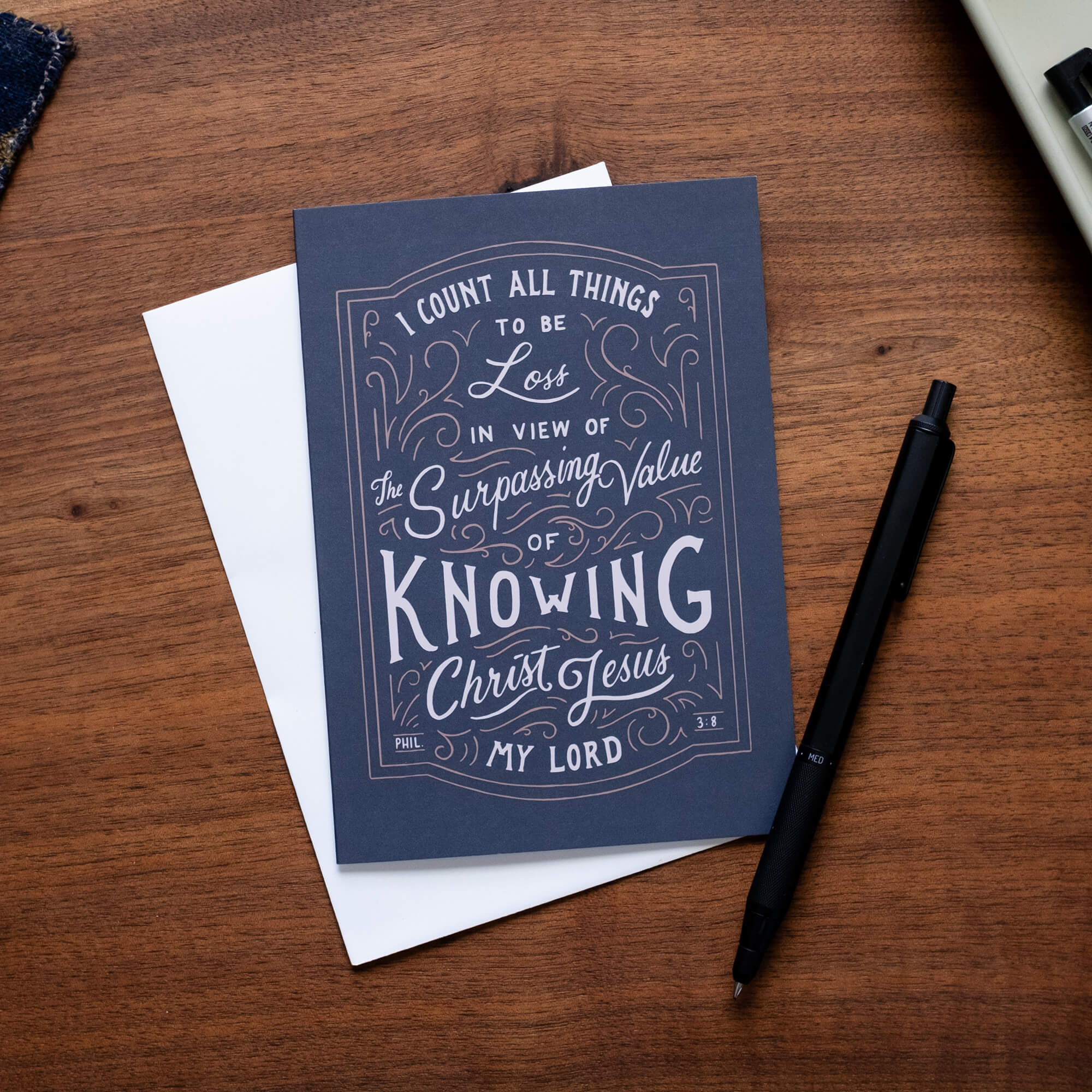 Knowing Christ Jesus Greeting Card