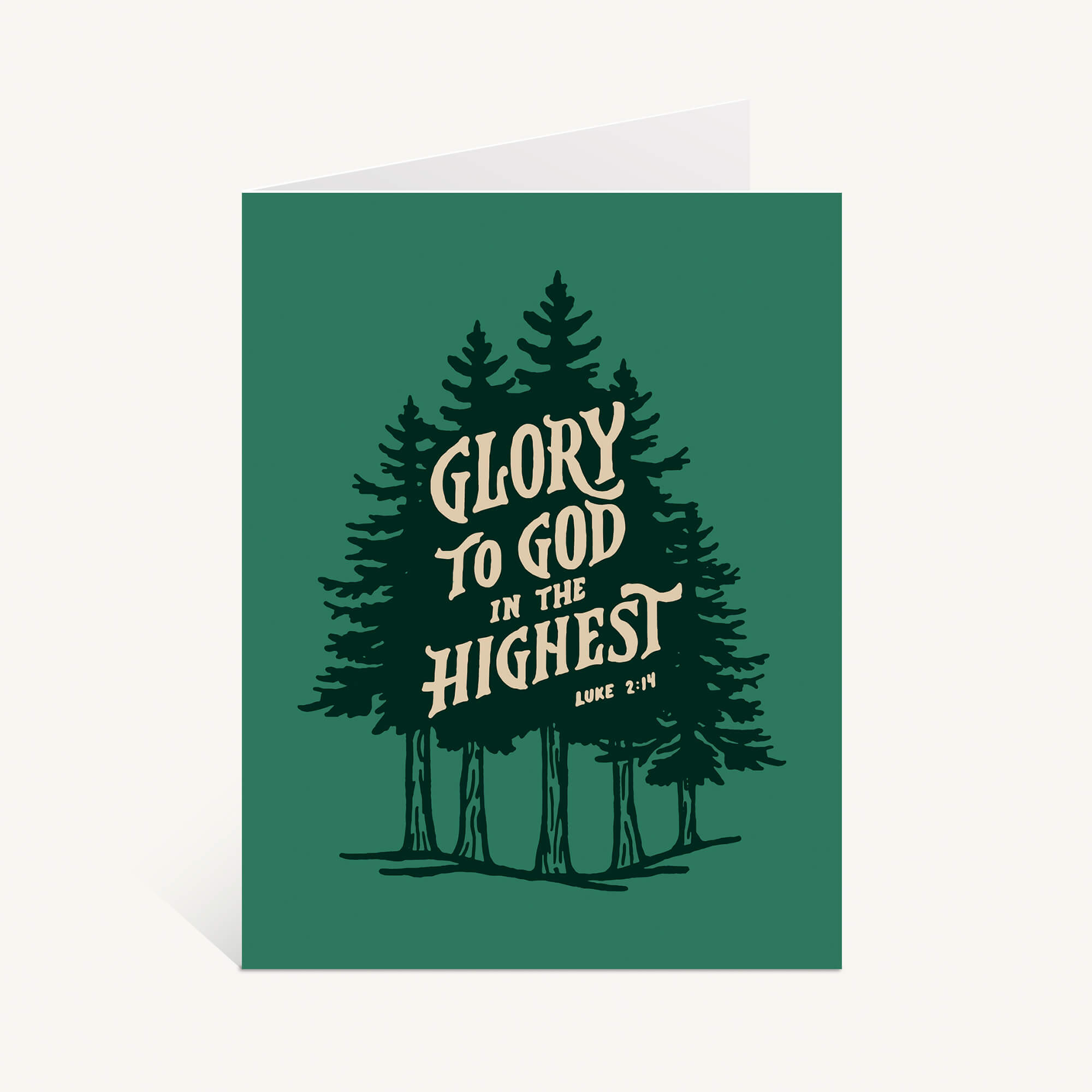 Glory To God Greeting Card