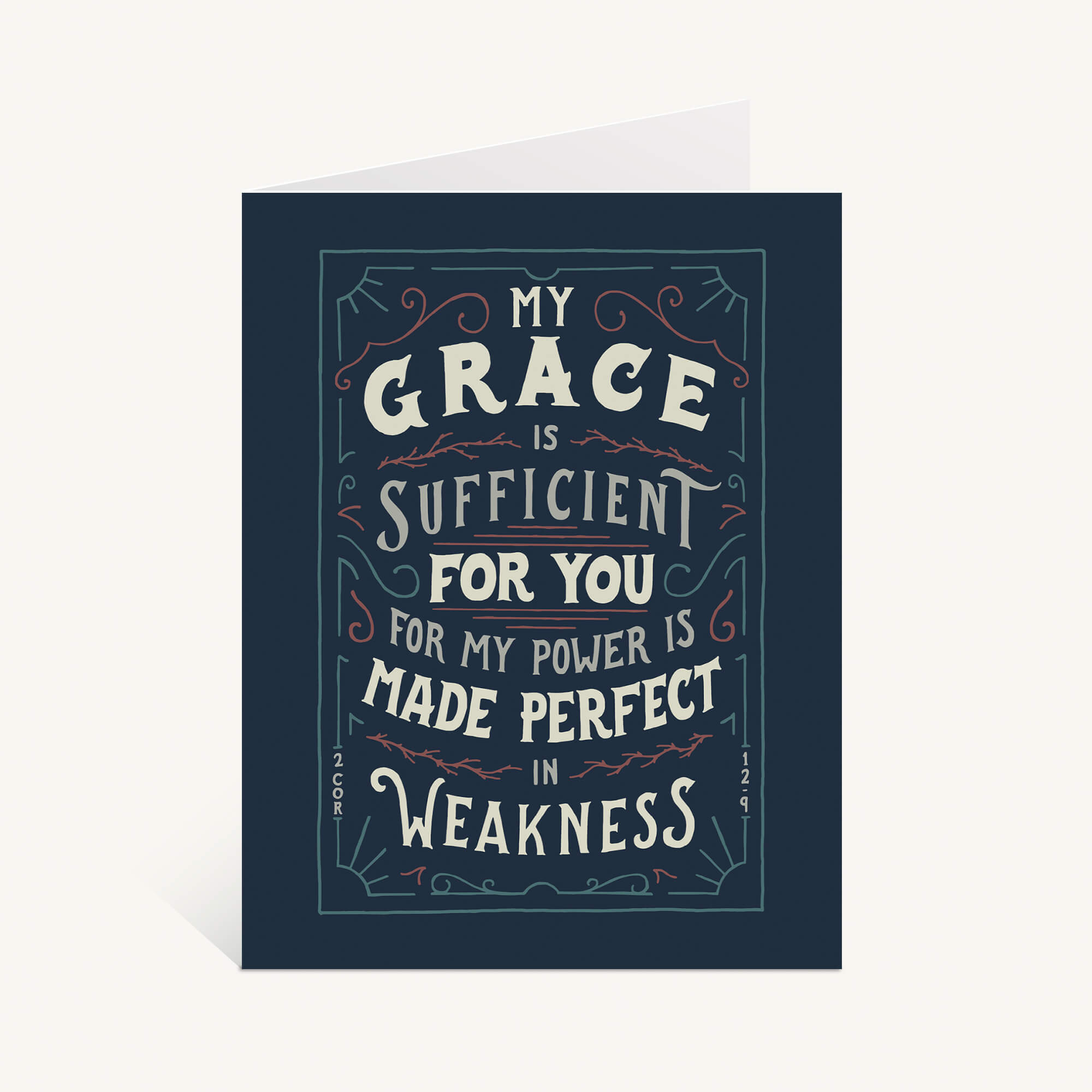 My Grace Is Sufficient Greeting Card