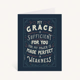 My Grace Is Sufficient Greeting Card