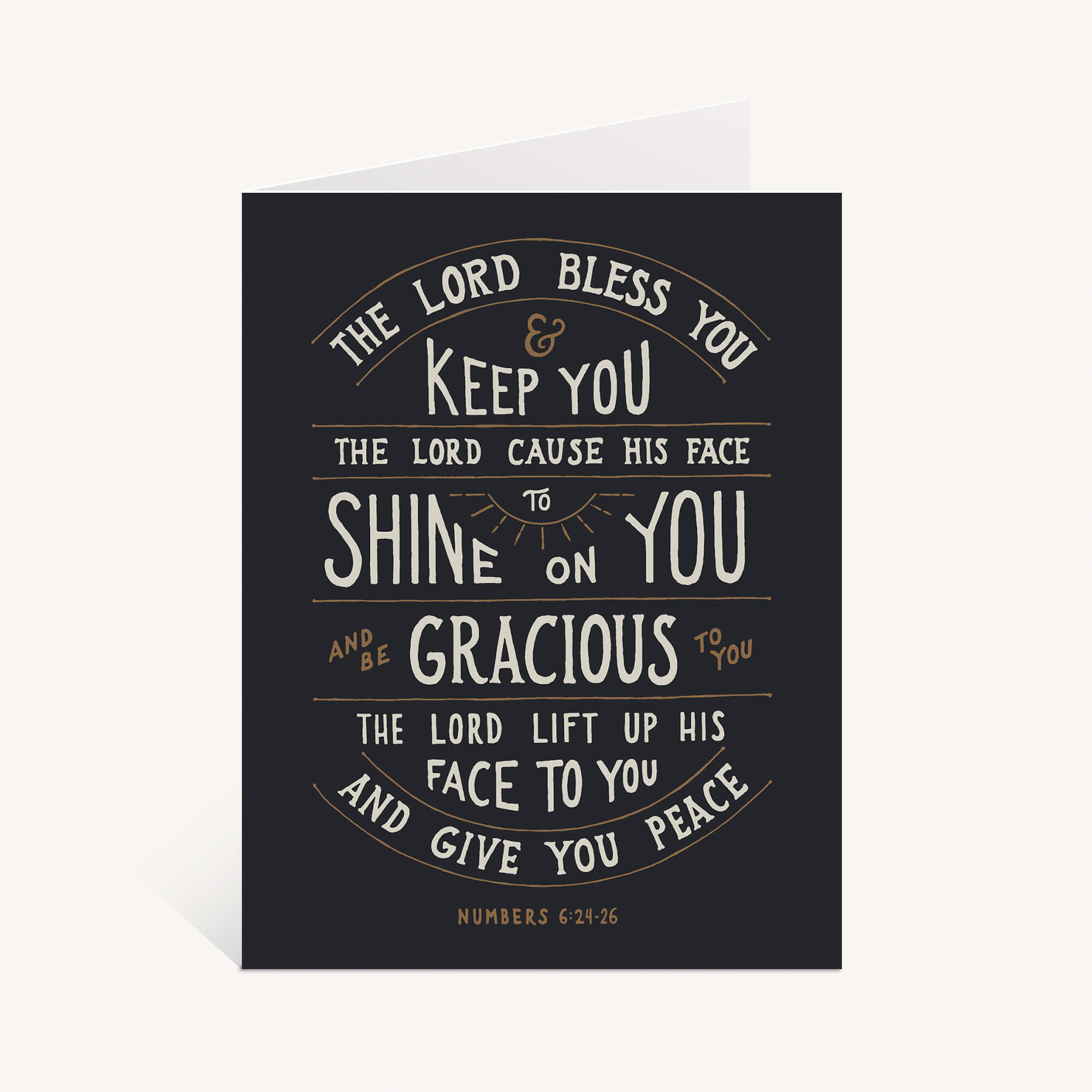 The Lord Bless You Greeting Card