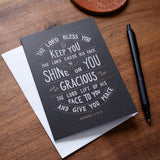 The Lord Bless You Greeting Card