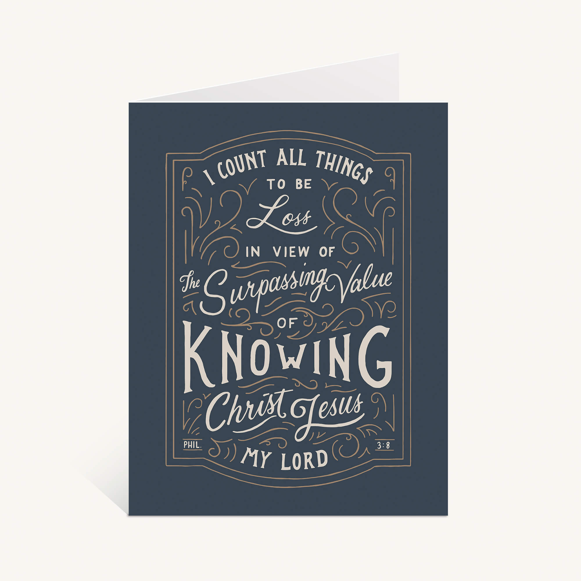 Knowing Christ Jesus Greeting Card