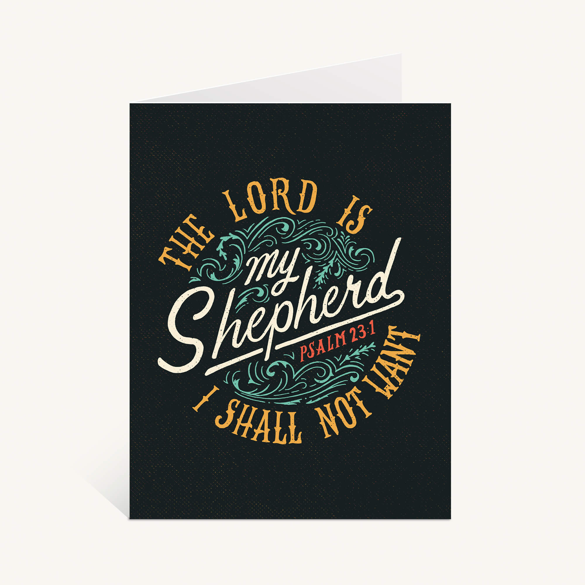The Lord Is My Shepherd Greeting Card