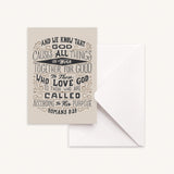 All Things For Good Greeting Card