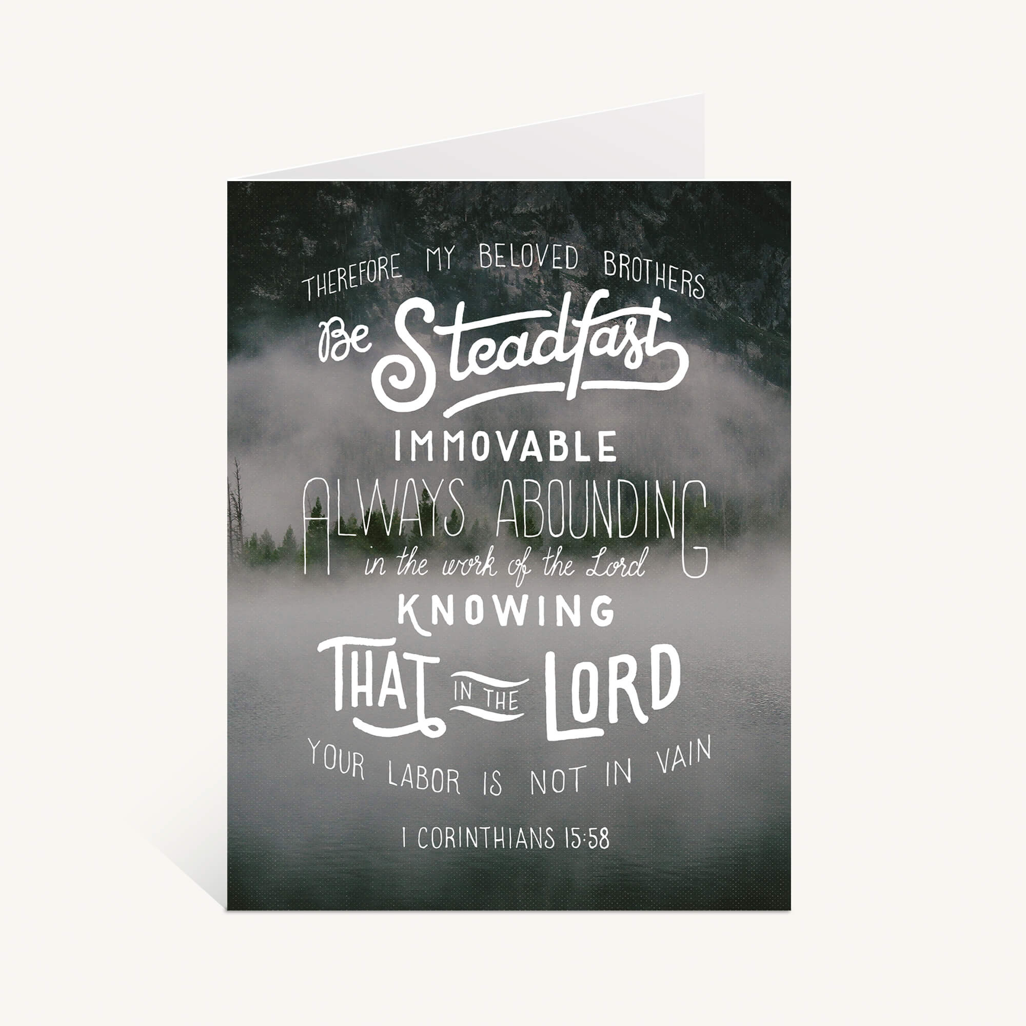 Your Labor Is Not In Vain Greeting Card