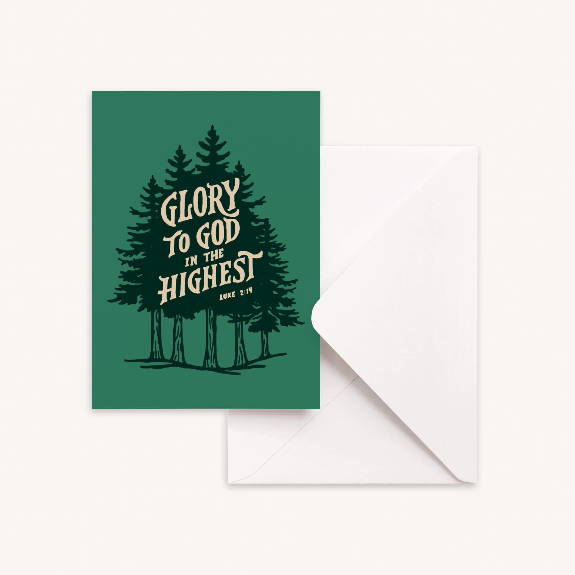Glory To God Greeting Card