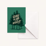 Glory To God Greeting Card