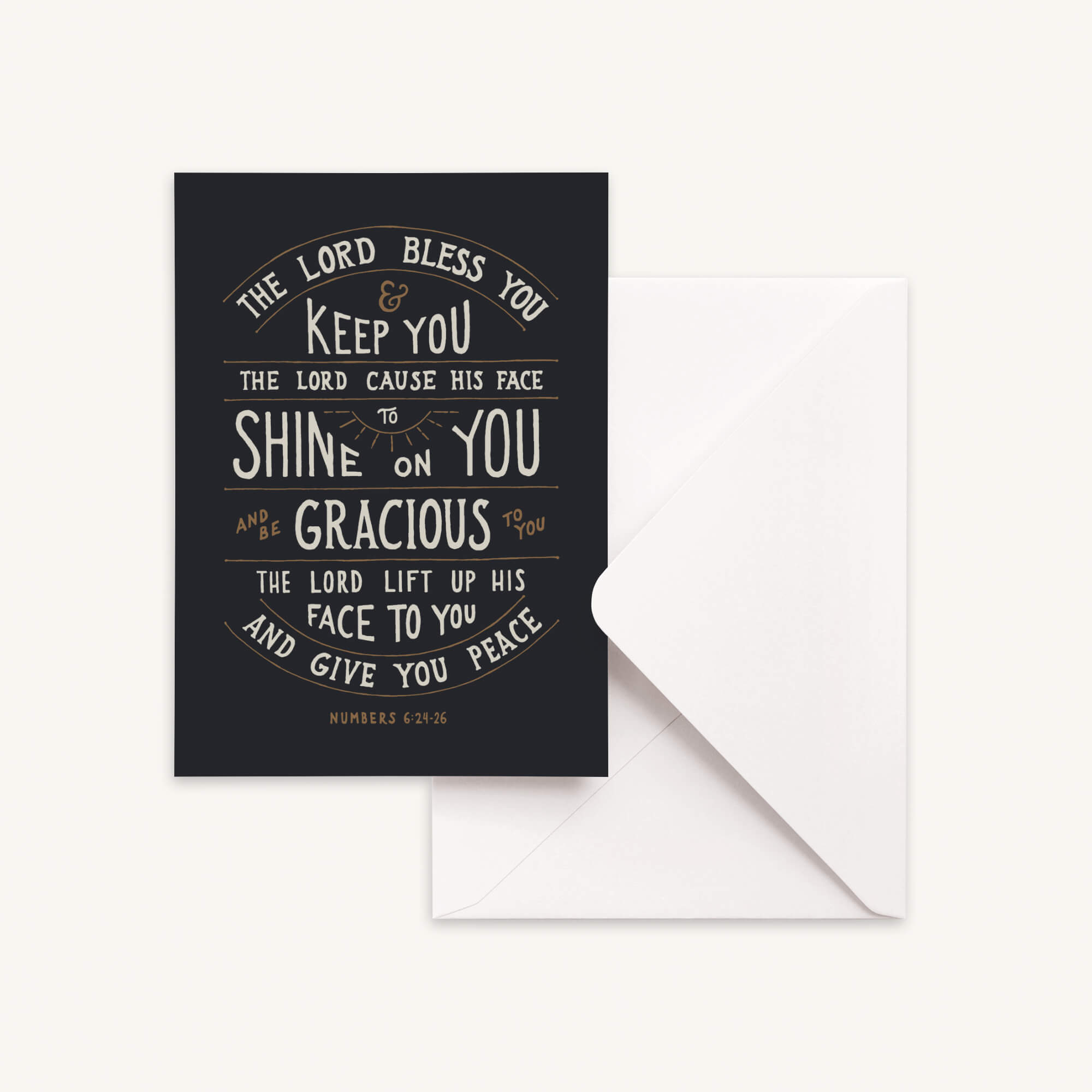 The Lord Bless You Greeting Card