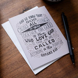 All Things For Good Greeting Card