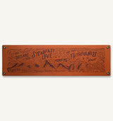 Steadfast Love Leather Banner