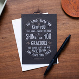 The Lord Bless You Greeting Card