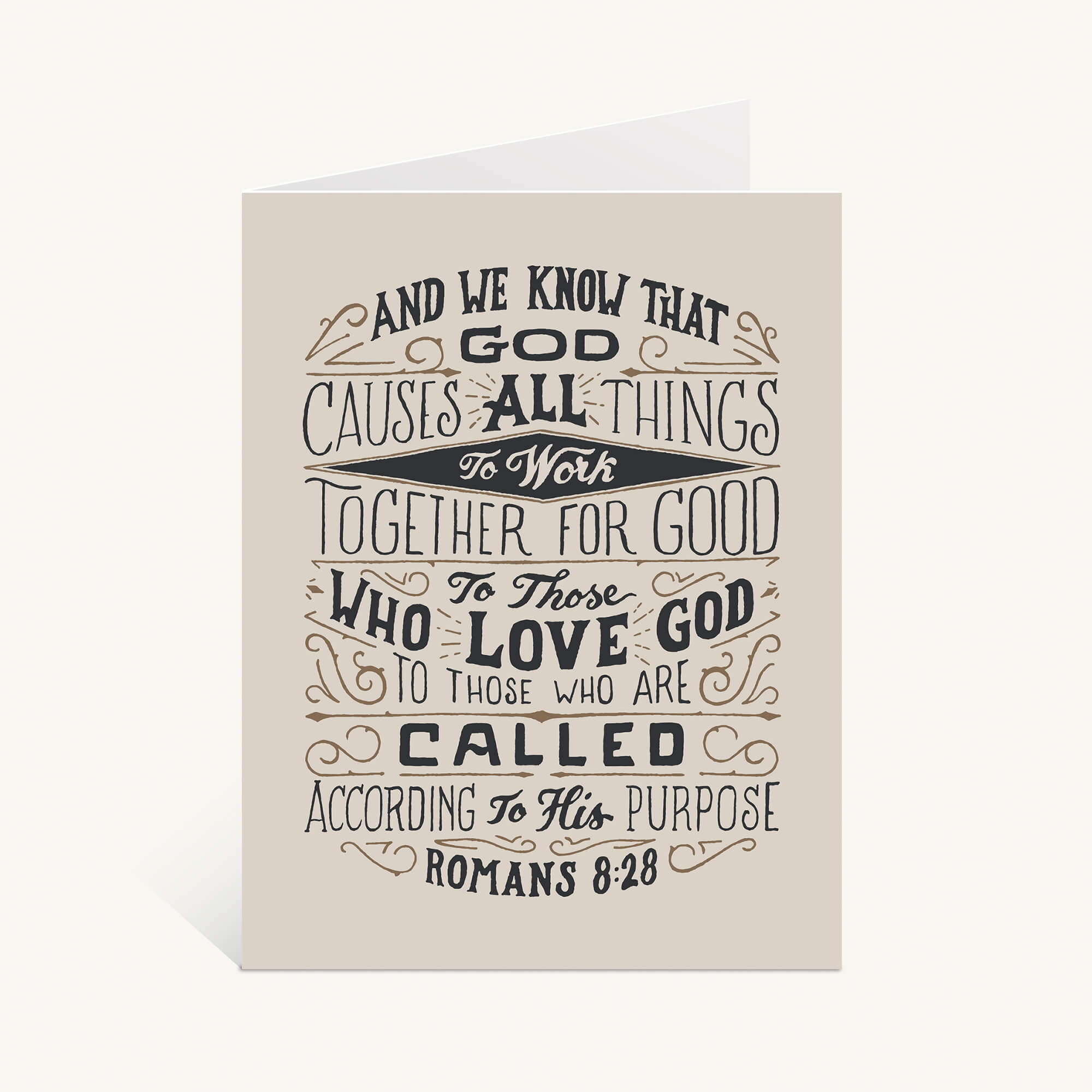 All Things For Good Greeting Card
