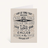 All Things For Good Greeting Card