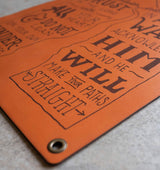 Leather Banner