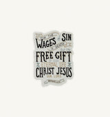 Wages Of Sin Sticker