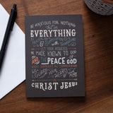 Be Anxious For Nothing Greeting Card