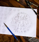 "Psalms" Leather Coaster Set