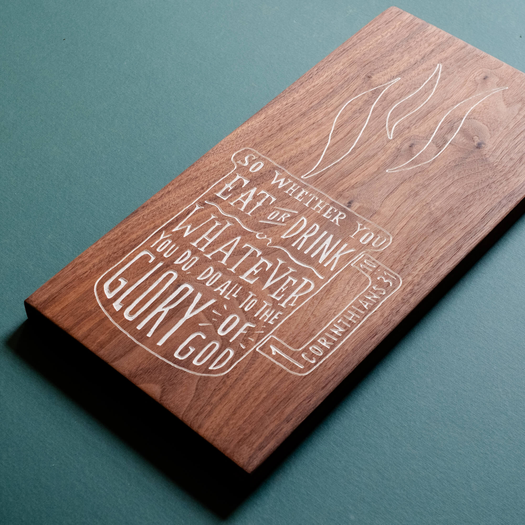 Eat Or Drink (Hand Painted)