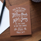 Glorious Deeds Greeting Card