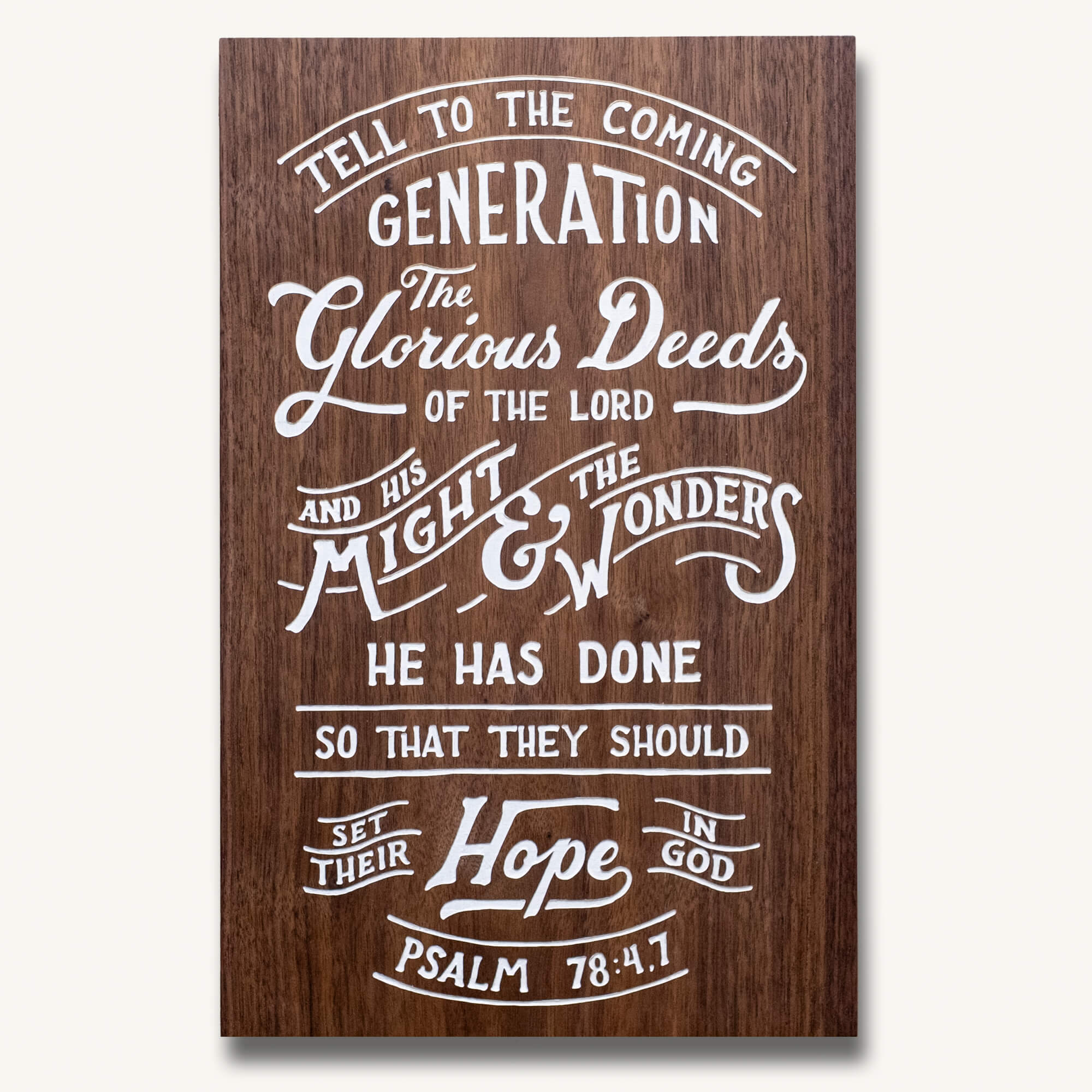 Glorious Deeds (Hand Painted)