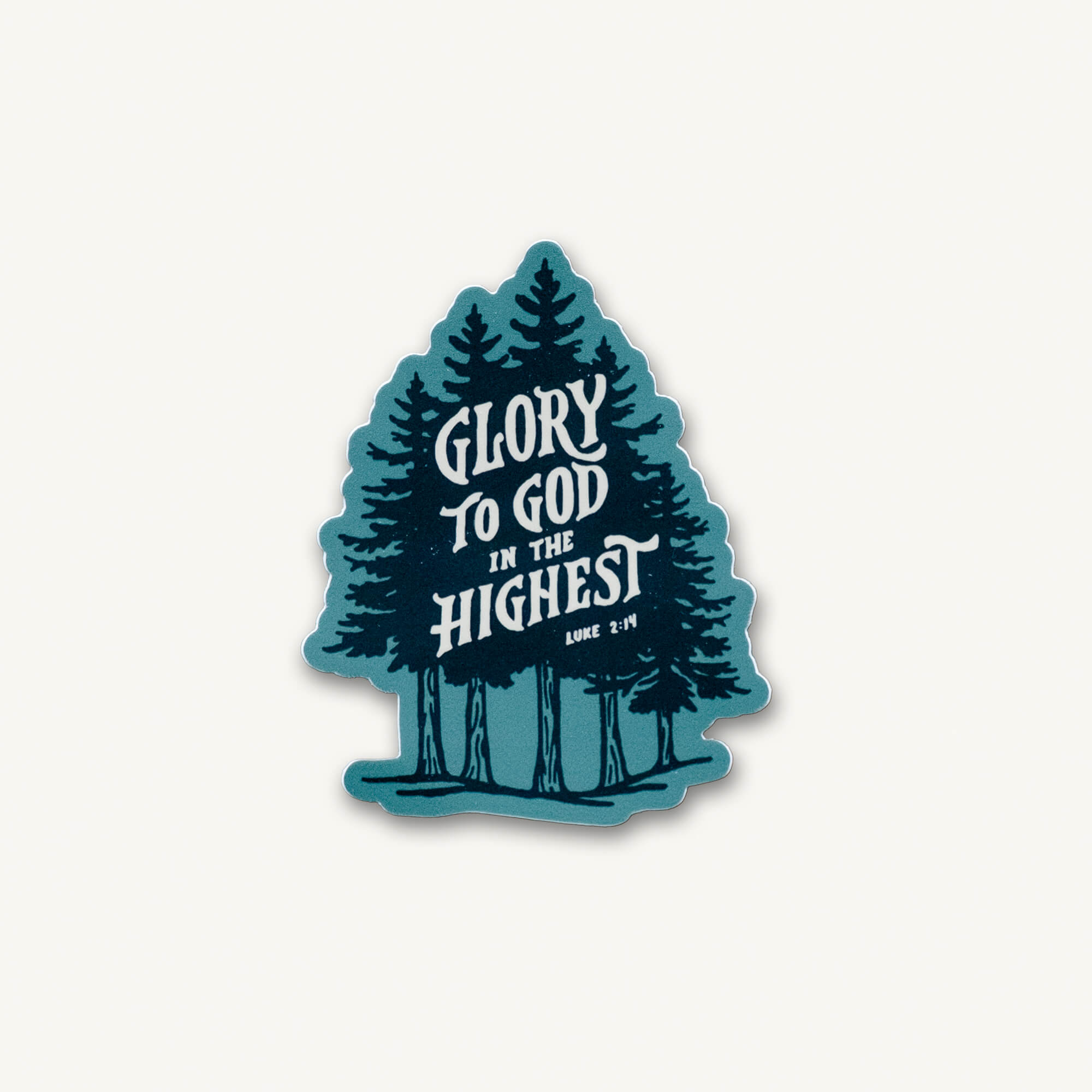 Glory To God Sticker