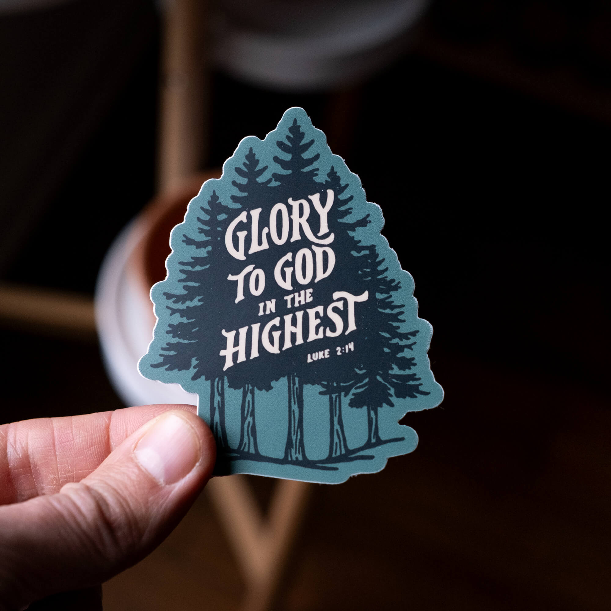 Glory To God Sticker