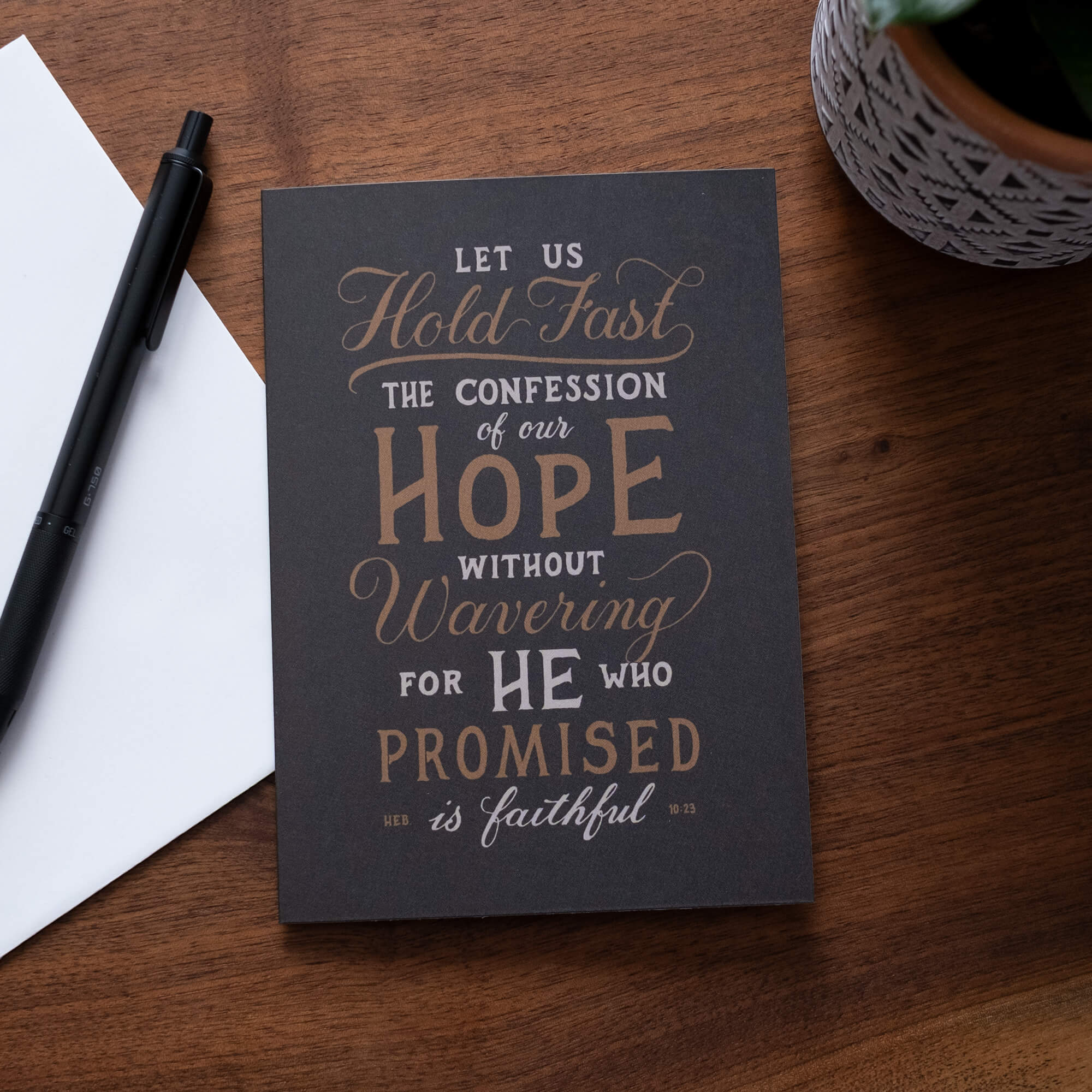 Hold Fast Greeting Card