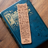  Ephesians 5:15-17 The Will of the Lord leather bookmark by Scripture Type #leather_natural