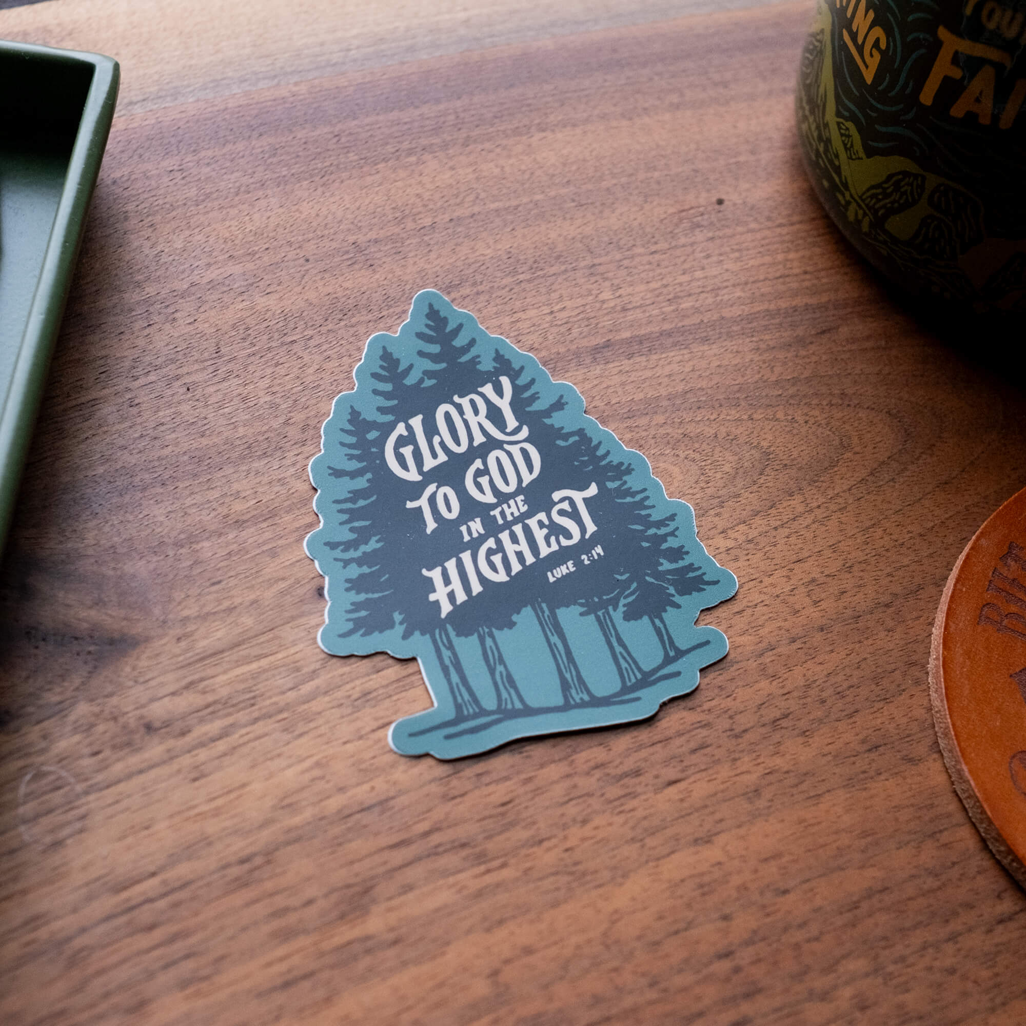 Glory To God Sticker