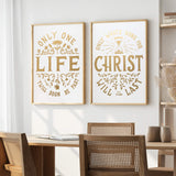 Only One Life C.T. Studd foil poster by Scripture Type #color_white