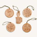 Wood Christmas Ornaments