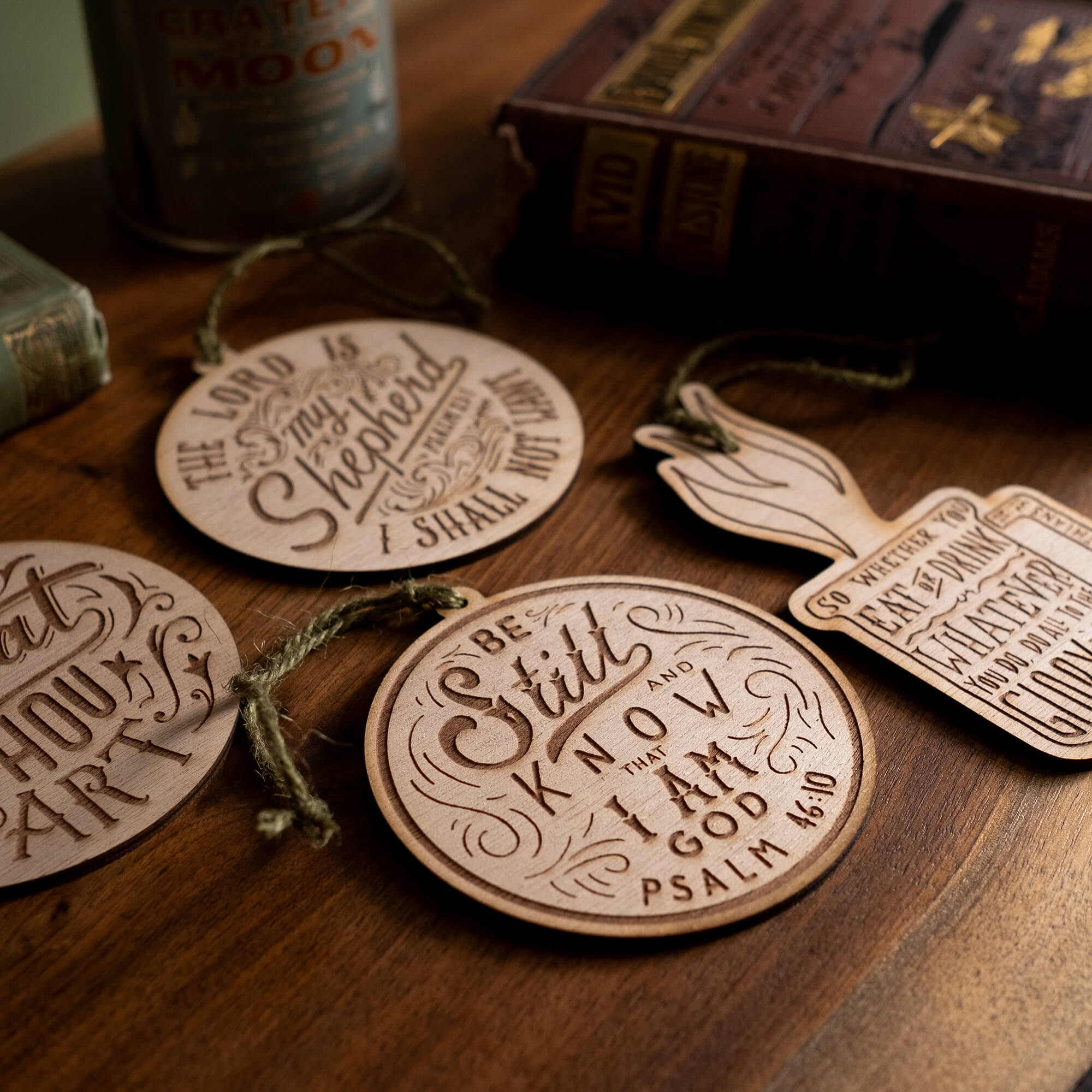 Wood Christmas Ornaments