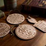 Wood Christmas Ornaments