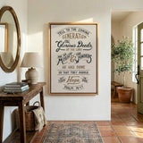 Psalm 78:4,7 Glorious Deeds hand-drawn by Scripture Type framed canvas #color_stone