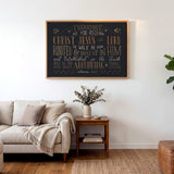 Rooted and built up in Him Colossians 2:-7 hand-drawn Scripture framed wall art by Scripture Type #color_charcoal