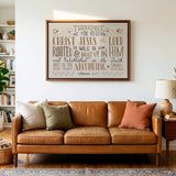 Rooted and built up in Him Colossians 2:-7 hand-drawn Scripture framed wall art by Scripture Type #color_stone