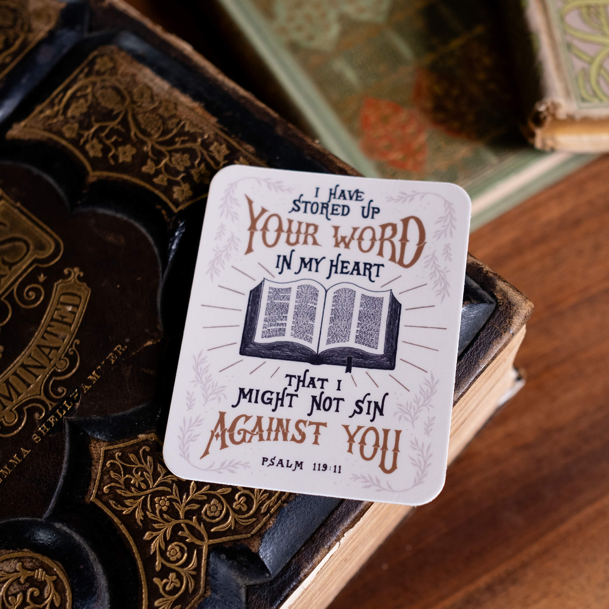 Stored Up Your Word Sticker