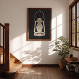 1 John 1:5 Light hand drawn Scripture art print by Scripture Type #color_charcoal