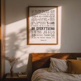 Dwell In You Richly Colossians 3:16-17 Scripture Type art print #color_black & white