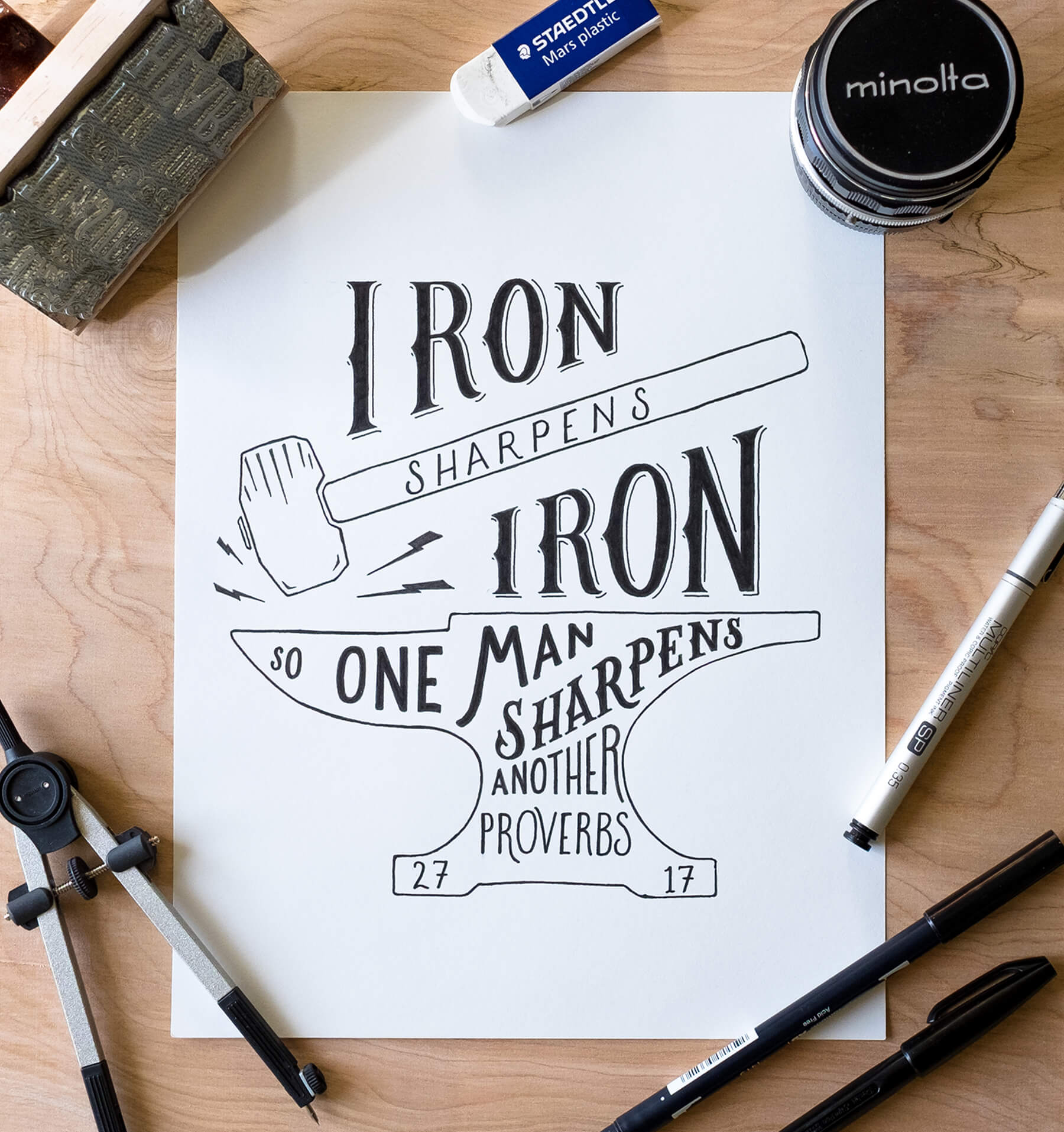 Iron Sharpens Iron Sticker