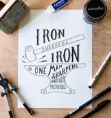 Iron Sharpens Iron Sticker