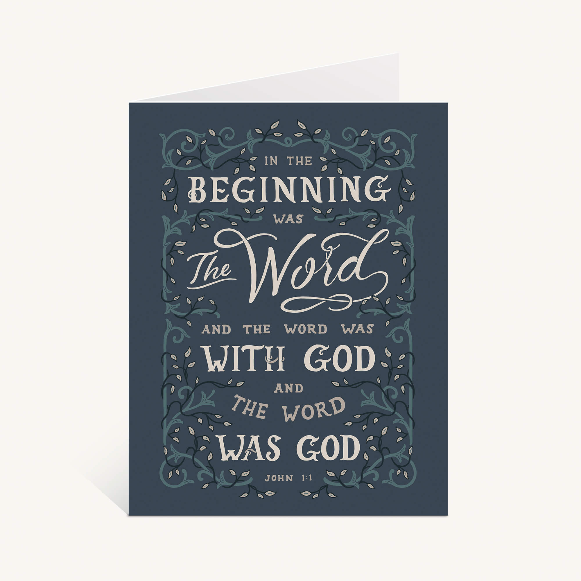 The Word Greeting Card